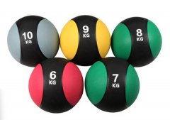 腰腹运动平衡球康复训练3kg重力球家庭健身房运动橡胶实心球健