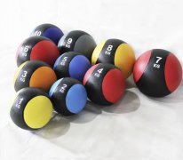 腰腹运动平衡球康复训练3kg重力球家庭健身房运动橡胶实心球健